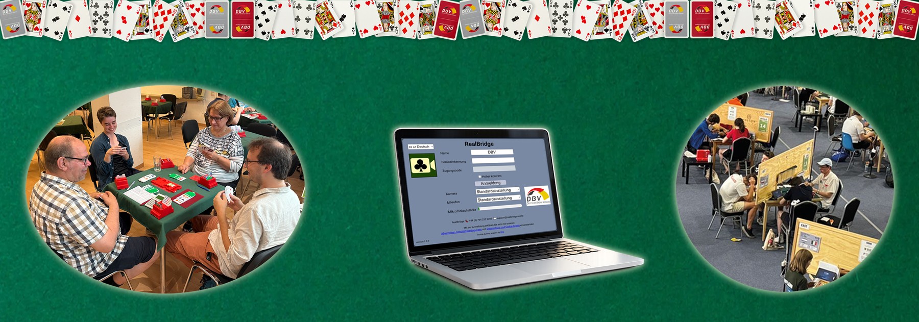 Bridge im Club, online oder auf Meisterschaften