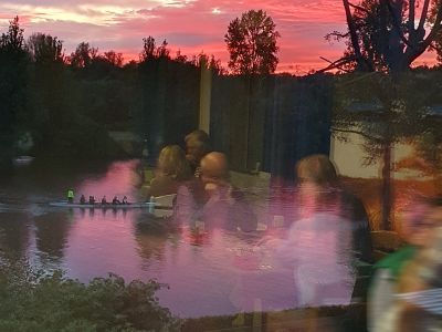 Abendstimmung im Spiellokal des BV Mülheim-Oberhausen