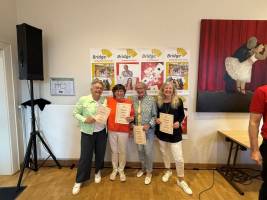 Nebenpaarturnier 1: Karin Hoppe, Annette Tesch, Doris Averdung, Karin Thormann