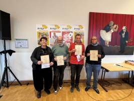 Nebenpaarturnier 2: Andrea Rolfmeyer, Andreas Pasing-Husemann, Vera Lenz, Thomas Märten