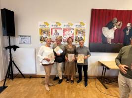 Nebenpaarturnier 4: Waltraud Dreier, Bettina Stini, Gerlinde Lehmann, Siegfried Zabinski