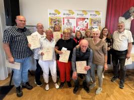 Team Klasse A: Bernd Wagemann, Klaus Vogt, Heidi Eisenhuth, Maria Peters, Erika Lindenthal, Vita Hupe, Petra von Malchus, Dieter Kötter, Susanne Bohnsack, Susanne Kötter, Mareille Holewa, Kurt Lang