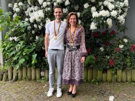 Gold geht an Florian Alter und Beatrix Wodniansky