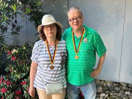 Bronze geht an Ulrike Schreckenberger und Andreas Babsch