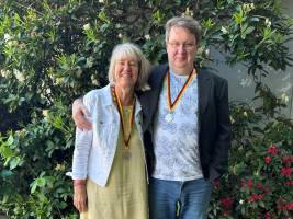 Silber geht an Anne Gladiator und Michael Gromöller